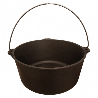 Gietijzeren kookketel 13 liter - Buitengewoon Koken