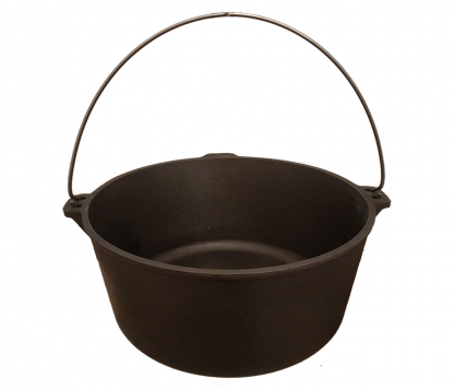 Gietijzeren kookketel 13 liter - Buitengewoon Koken